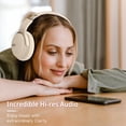 thumbnail image 4 of Auriculares Bluetooth AMORNO Over Ear de 68 horas de reproducción, color blanco, 4 of 7