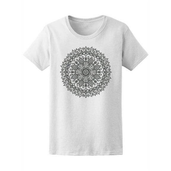 Tribal Vintage Mandala T-Shirt Women -Image by Shutterstock, Female Small