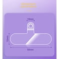 thumbnail image 1 of Funda para teléfono móvil con cordón colgante, junta transparente, clip de parche, película fija, pegatina trasera, 1 of 3