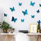 thumbnail image 5 of Decoración de pared de mariposas, 24 piezas, pegatinas de mariposas 3D para decoraciones de fiestas con imanes (coloridos, 24), 5 of 6