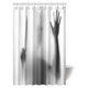 thumbnail image 1 of Cortina de Ducha de decoración de terror ABPHQTO Hombre Peligroso Detrás del Vidrio esmerilado 120x180 cm, 1 of 3