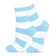 thumbnail image 4 of TeeHee Women's Warm Winter Cozy Fuzzy Slipper Socks 2 Pair Mint, 4 of 5