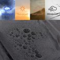 thumbnail image 4 of Washing Machine Cover Waterproof Sunscreen Dustproof Anti-aging 210D Oxford Cloth Outdoor Dryer Protection Cover For Toilet Kitchen, 4 of 7