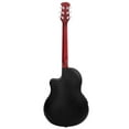 thumbnail image 3 of Glarry 41 Inch Full-Size Cutaway Acoustic-Electric Guitar Round Back, Sunset Red, 3 of 6