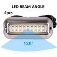 thumbnail image 1 of 4 luces de popa para , luz marina profesional, ligera, compacta, 27 LED, luz subacuática de acero inoxidable para Luz verde, 1 of 8