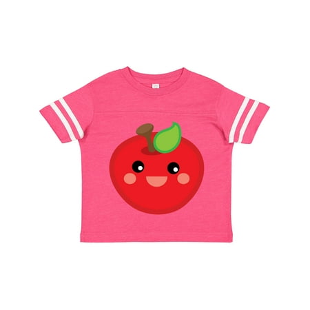 

Inktastic Smiling Apple Boys or Girls Toddler T-Shirt