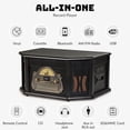 thumbnail image 3 of Tocadiscos Bluetooth 10 en 1 ORCC con CD, casete y radio, 3 of 8