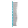 thumbnail image 2 of Pet Steel Combs, Static Stainless Steel Cat Comb with Comfortable Non Slip Handle Two Different Density Wire Teeth to Open Tangled Hair and Make Hair Fluffy, 2 of 7