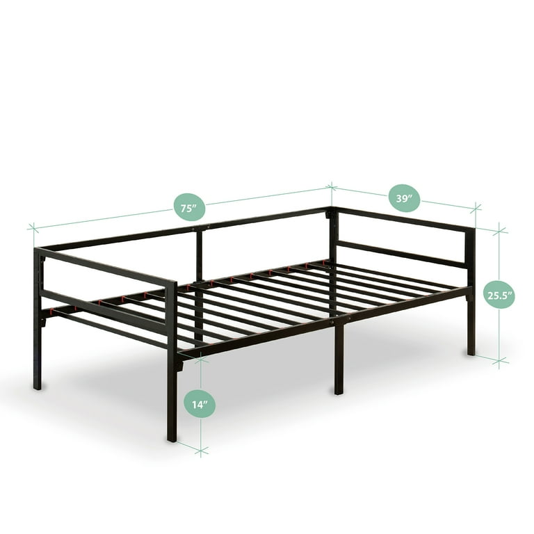 Mainstays Quick Lock Steel Support Twin Daybed Frame Walmart