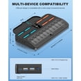 thumbnail image 4 of ESYWEN Switch 2 Controller Charger for Nintendo 2 Joy Cons, Switch 2 Accessories with 20 Switch Games Slots, Switch Console Store, 4 of 8