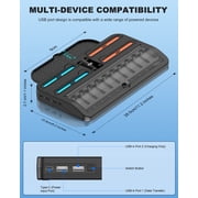ESYWEN Switch 2 Controller Charger for Nintendo 2 Joy Cons, Switch 2 Accessories with 20 Switch Games Slots, Switch Console Store