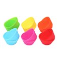 thumbnail image 3 of Chainplus Silicone Cupcake Moulds Reusable Baking Cups Nonstick Bakeware Muffin Bread Cake Molds Cupcake Baking Liners, 24-Pcs, 3 of 8
