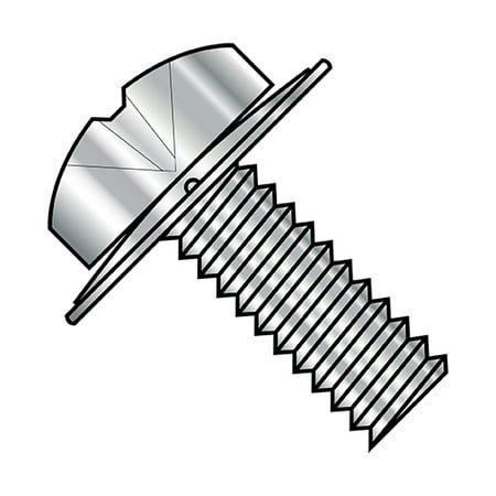 

10-32X5/8 Phillips Pan Square Cone 410 Stainless Sems Fully Threaded 18-8 Stainless Steel (Pack Qty 2 000) BC-1110CPP188