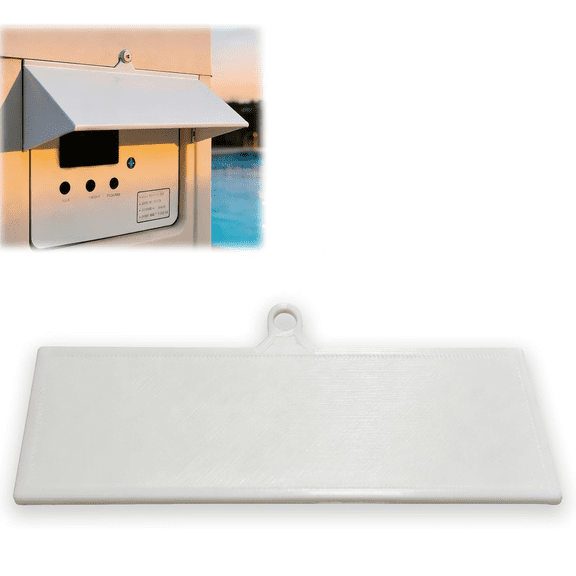 Display Shade Cover for Pentair UltraTemp Heat Pump, Control Panel Sun Shield, Screen Protector Cover for Outdoor Pool Equipment
