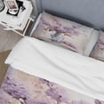 thumbnail image 4 of Designart "Lilacs Lavender Charm II" Floral Bedding Covert Set - Lilacs Purple Traditional Bed Set With 1 Sham, 4 of 6