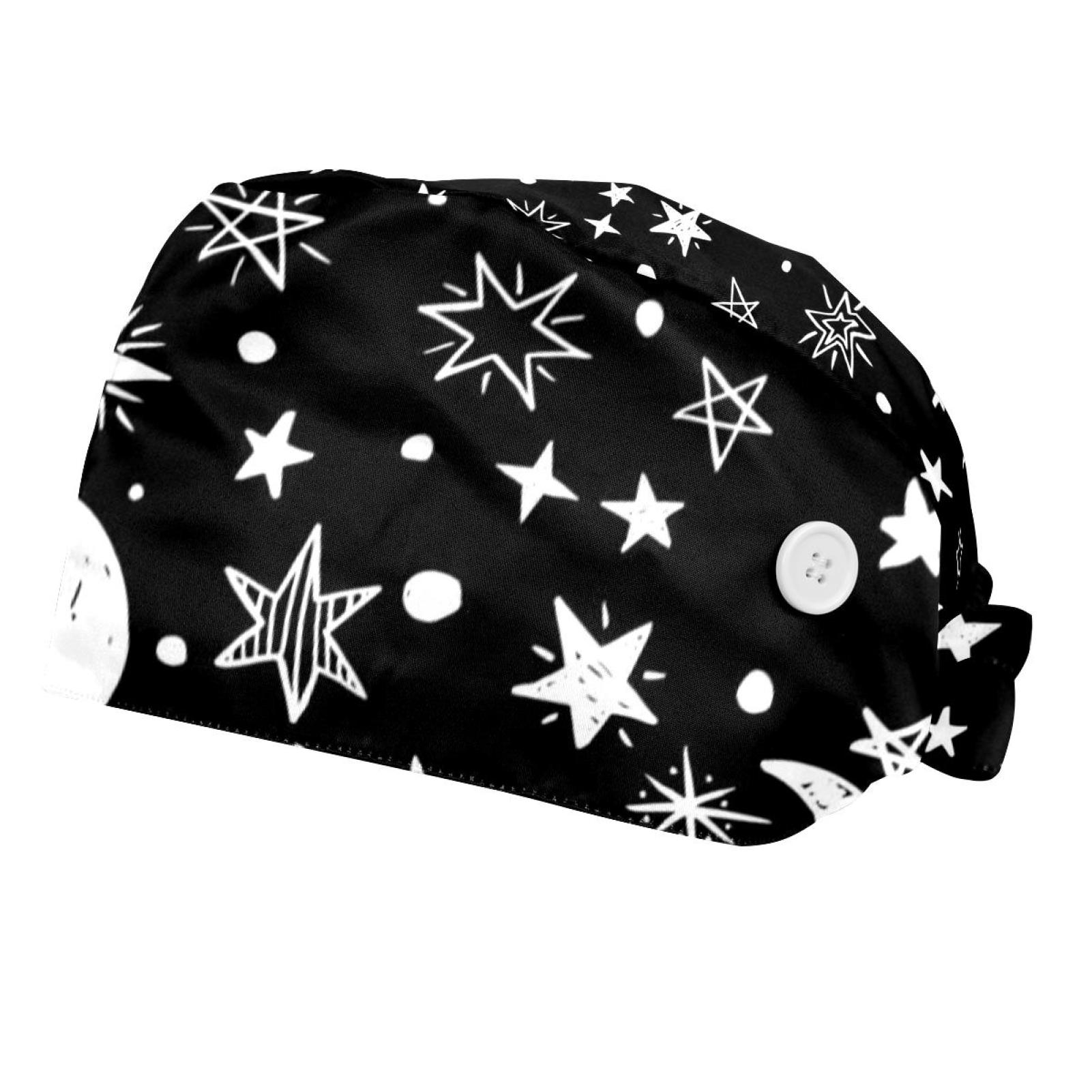 Ownta 2 Pack Working Cap with Button and Sweatband Tie Back Hats for