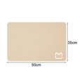 thumbnail image 3 of CBFFDC Dog Bowl Mat Pet Feeding Mat Fast Water Absorption Non Slip Bottom Rectangle Scratch Resistant Bowl Supplies, 3 of 6
