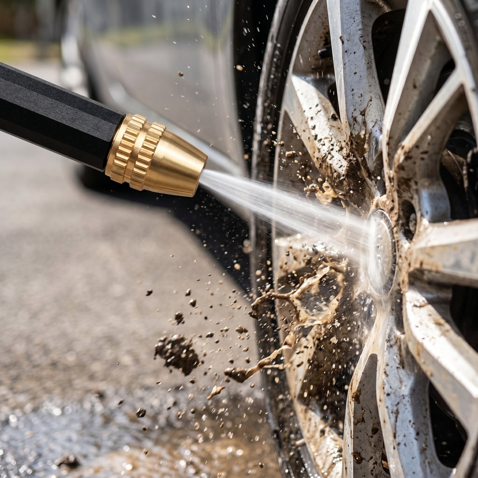 2026 NEW Jet Nozzle Power Washer for Garden Hose, 2026 New Pressure Washer Wand with Foam Cannon and 4 Adjustable Nozzles, for Car Washing Patio Garden Outdoor Cleaning