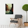 thumbnail image 2 of New York Cityscape Moody Snow Winter Large Wall Art Poster Print Thick Paper 18X24 Inch, 2 of 4