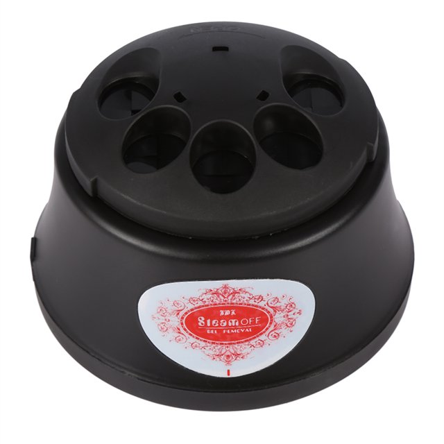 Nail Polish Remover Machine Nail Gel Remover Machine Nail Remover Machine Nail Gel Polish Remover Steamed Removal Machine Manicure Tool Black US Plug