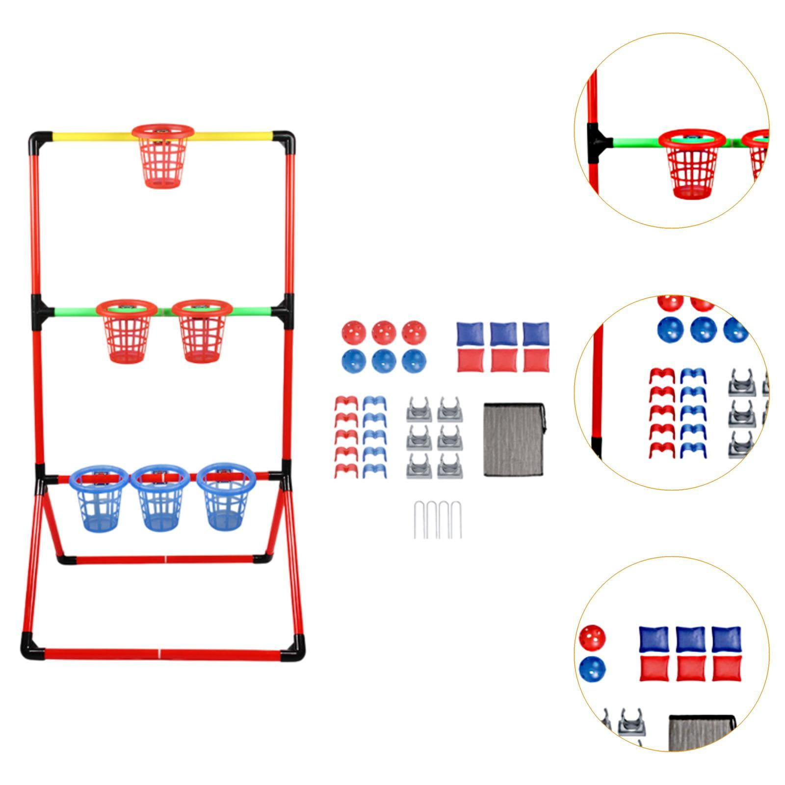 LeeQinersw Bucket Game Throwing Game Indoor Outdoor Garden Party Game for Toddlers
