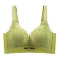thumbnail image 2 of Wensltd Women's Minimizer Bra Plus Size Smooth Full Coverage Seamless Lace Bras, 2 of 7