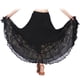 thumbnail image 3 of Falda de baile flamenco con lentejuelas full swing falda de malla vals traje negro Sunnimix vestido de la falda de la danza de salón, 3 of 8