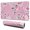 Pioneer Flower Floral-1, variant on Long Mouse Pads for Desk,Pioneer Flower Floral Print Pattern Desk Mats on Top Of Desks, Desk Mouse Pad Extra Large with 3mm Non-Slip Base and Stitched Edge for Gaming,Office,Work,Home 31.5"x11.8"
