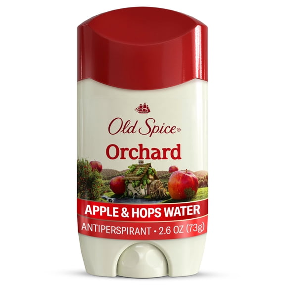 Old Spice Antiperspirant Deodorant for Men, 24/7 Lasting Freshness and Sweat Protection, Orchard, Apple & Hops Water Scent, 2.6 oz