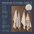 thumbnail image 5 of MEEMA Kitchen Towels and Dishcloths, Ecofriendly Upcycled Cotton Set of 4, Large 20 x 28 in Super Absorbent Premium Weave, Toallas de cocina, 5 of 7
