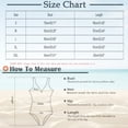thumbnail image 3 of Guluxicc Bohemain One Piece Swimsuit for Women Spaghetti Strap Cut Out High Waist Push-Up Padded Bathing Suit Summer Beach Swimwear, 3 of 6