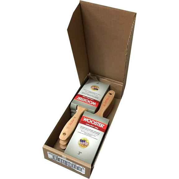 Wooster Brush 4176-3 Inch Ultra/Pro Firm Sable Paintbrush, Pack of 6, 3 Set