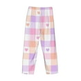thumbnail image 5 of Balery Men'S Heart Buffalo Plaid Pants,Sleepwear Pants,Pajama Pants,Pj Bottoms Drawstring And Pockets-Small, 5 of 9