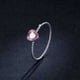 thumbnail image 3 of Qarigey Anillo de mujer Chapado en plata Anillos redondos de moda Corazón Zircon Decoraciones Novia Joyería Joyas Adornos Presente Ropa, zapatos y accesorios Miscelánea talla 8 Qarigey AP012383-03, 3 of 6