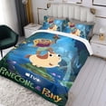 thumbnail image 3 of Piña y Pony Conjunto de sábanas temático, trío de piezas, cómodo y amigable con la piel, diseño único, regalo de decoración para el hogar para familiares, amigos y fans, 90 cm * 190 cm, 3 of 6