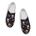 thumbnail image 2 of POLERO Halloween Spider Web Skeleton Mules Shoes Slip On Clogs Backless Walking Sneakers for Women Lady Mesh Upper Breathable Loafers Closed Toe Slippers for Holiday, 2 of 7