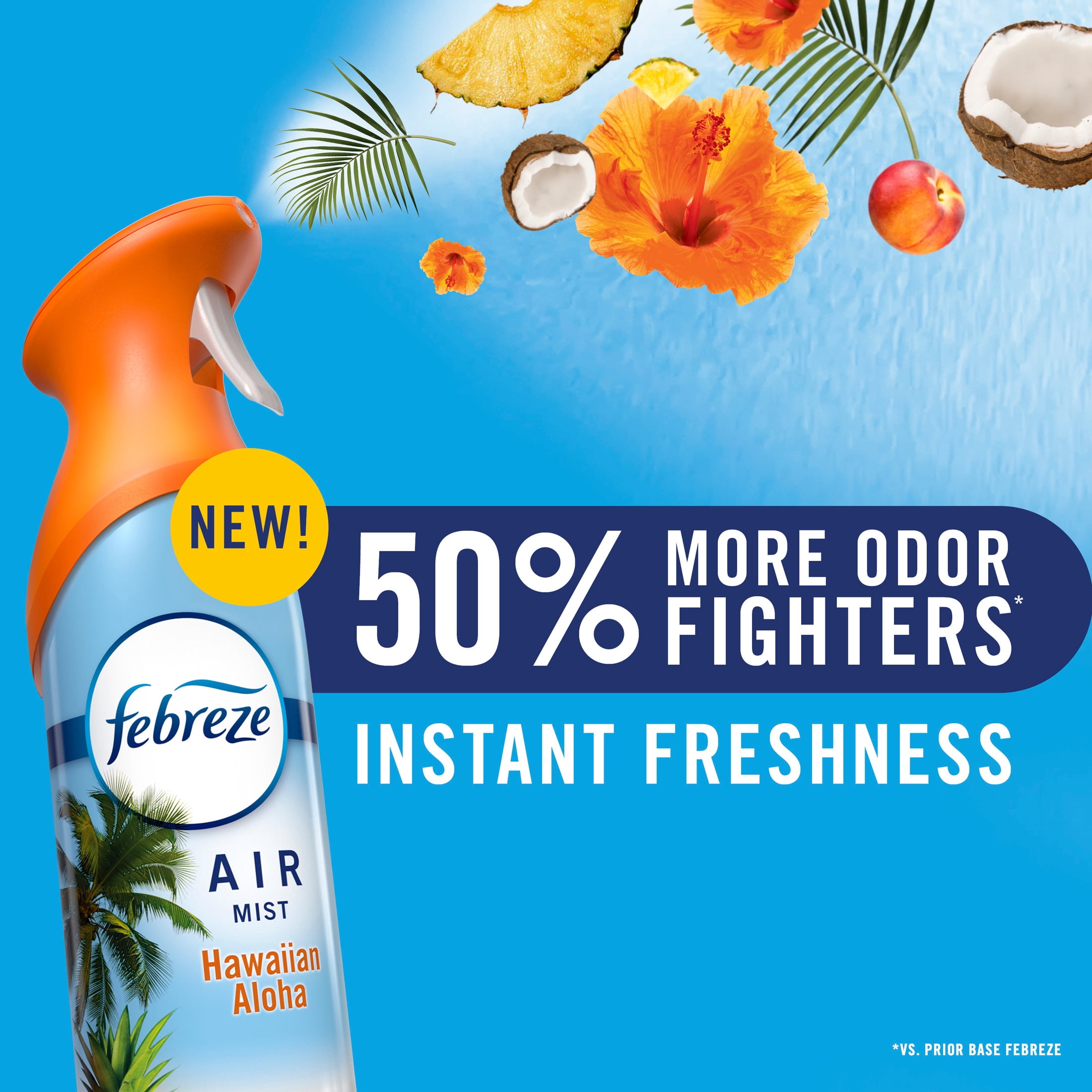 Febreze Air Mist Air Freshener Spray, Refresh & Energize Scent, 8.1oz
