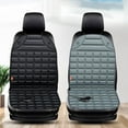 thumbnail image 4 of Vehicle Heated Seat Cover 12V Universal Automotive pad heated Chair Heated Cushion, B Type, 154, Grey, Single Seat, 4 of 9