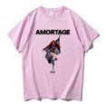 thumbnail image 1 of Ropa de calle cantante coreana JISOO AMORTAGE camiseta Ropa Hombre camisetas de Hip Hop Casual hombres mujeres camisetas de, 1 of 5