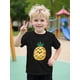 thumbnail image 1 of Adorable Pineapple Graphic Boys' T-Shirt - Cute Cartoon Print, Short Sleeve, Crew Neck, Casual Summer Top for Youngsters, Soft Cotton, Round Neck, Regular Fit, 1 of 5