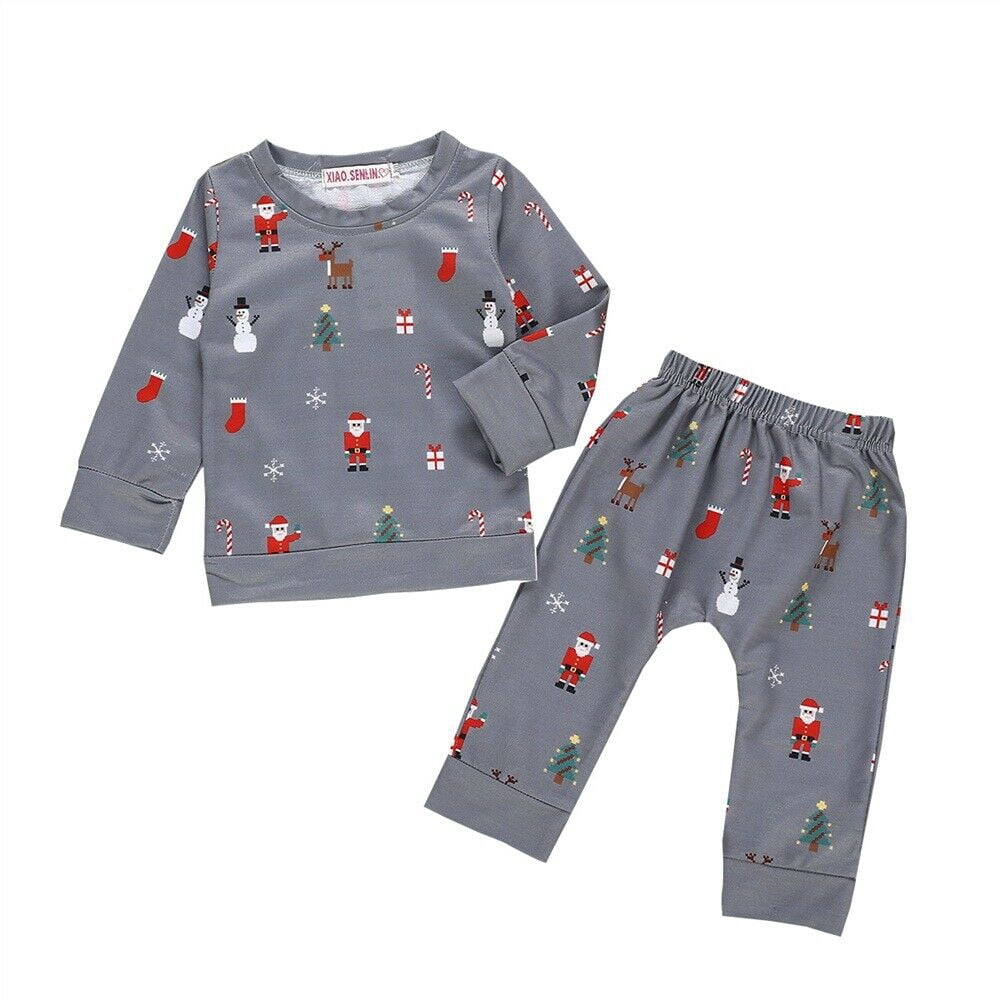 baby boy xmas pjs
