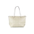 thumbnail image 3 of Coach (F79609) Signature Coated Canvas and Leather Gallery Tote Handbag (Khaki/Chalk), 3 of 3