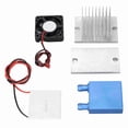 thumbnail image 3 of Kit De Enfriador Peltier De Bricolaje, Buen Efecto De Refrigeración Kit De Enfriador Peltier De Aluminio Alta Eficiencia De Refrigeración Para Enfriamiento De Placas Para, 3 of 7