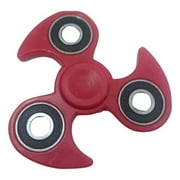 Tri Hand Spinner Fidget Spinners Red Ninja Design Toy Stress Reducer Ball Bearing - May help with ADD, ADHD, Anxiety, and Autism Adult Children