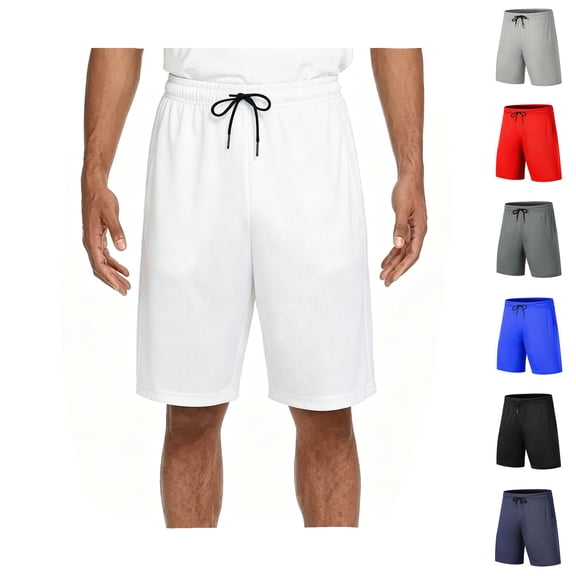 Eagokdc Men's Shorts Casual Elastic Waist Big And Tall Comfy Active Short With Pocket Size S-4XL
