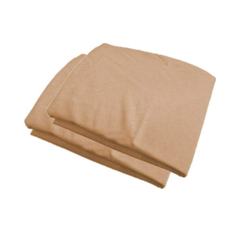 Fitted Mattress Bassinet Sheet Jersey Knit 30 x 16 - 2 Pack (Peach)