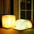 thumbnail image 2 of Innovative USB Charging Book Shape Lamp LED Mini Folding Book Light Desk DecorRed, 2 of 5