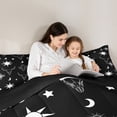 thumbnail image 5 of Manfei Rustic Bull Skull Full Size Comforter Sets,Desert Plant Cactus Bedding Comforter Set,Sun Moon Pattern Bedding Sets For Men Women,Microfiber Bedroom Decor Reversible,3 Pieces, 5 of 8
