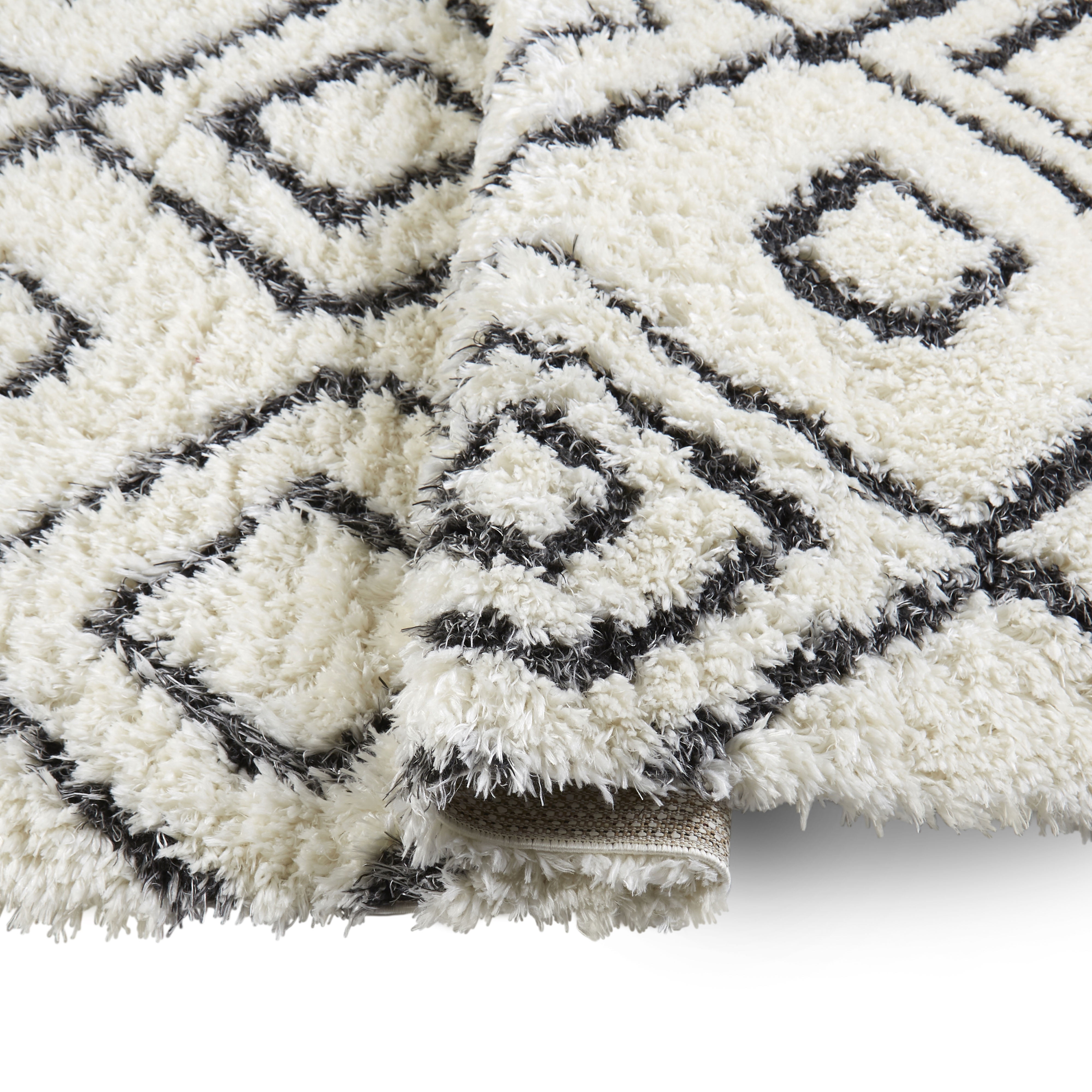 Laura Hill Cambridge Brooks Area Rug, Ivory/Charcoal, 5'2"x7'2"