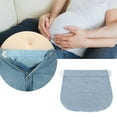 thumbnail image 5 of Adjustable Stretchy Pregnancy Waist Extender Button Elastic Cloth Waistband Adjuster Button For Maternity Pants Skirts, 5 of 8
